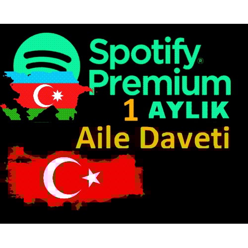  Spotify Premium Aile Daveti 1 Aylık Global Azerbaycan ve Diğer Ülkeler